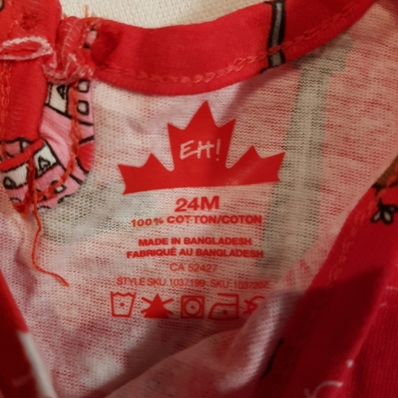 Canada Day dress girls 24 months - Picture 2 of 3